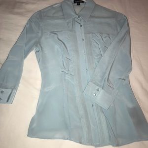 BEBE Mulberry silk button up